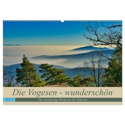 Vogesen - wunderschön (Wandkalender 2027 DIN A2 quer), CALVENDO Monatskalender