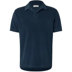 Tchibo - Frottee-Poloshirt - Herren - Gr. M - dunkelblau