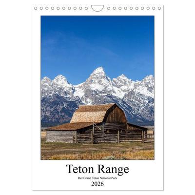 Teton Range - Der Grand Teton National Park (Wandkalender 2026 DIN A4 hoch), CALVENDO Monatskalender