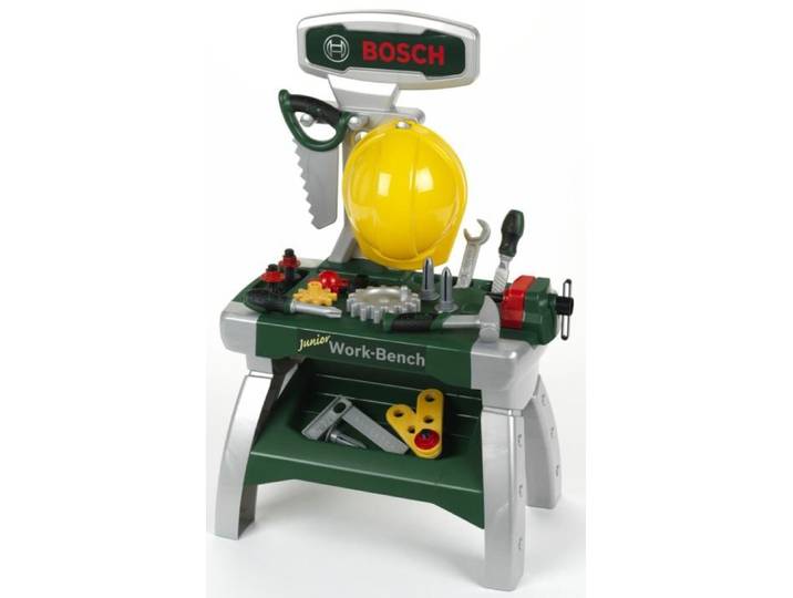 Spielwerkbank KLEIN BOSCH Werkbank Junior , bunt, Rollenspielzeug, KinderB:49cm H:71cm T:29cm, Kunststoff, Spielwerkbank, Made in Germany, B:49cm H:71cm T:29cm