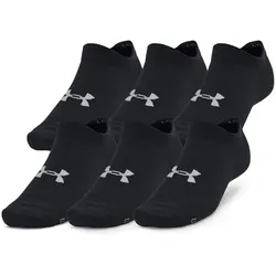 6er Pack UNDER ARMOUR Essential Füßlinge 003 - black M (36.5-42)