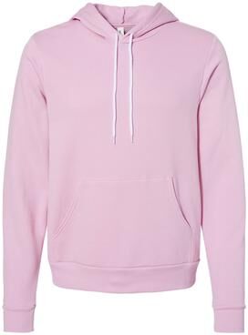 Bella + Canvas 3719 Sponge Fleece Hoodie in Lilac size Medium B3719, BC3719