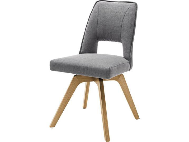 Esszimmerstuhl CRISTALLO Eiche massiv 85 x 45 x 58 cm Eiche Natur