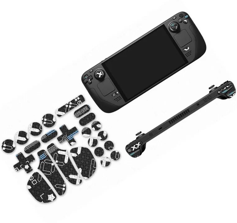 INF Autocollants Antidérapants pour Steam Deck - Édition Boutons