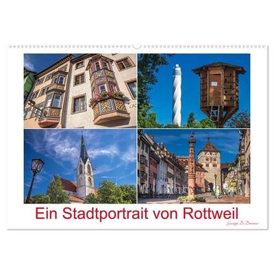 Ein Stadtportrait von Rottweil (Wandkalender 2027 DIN A2 quer), CALVENDO Monatskalender