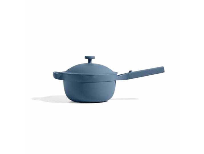 Our Place Mini Perfect Pot, Antihaft-Keramik-Kochtopf mit Deckel, 2,75 l Patentiertes 8-in-1-Keramik-Kochgeschirr, PFAS-freie Antihaft-Saucenpfanne, Spatel im Lieferumfang enthalten