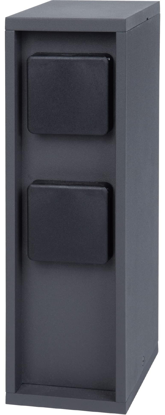Bold 4-voudig buitenstopcontact tuinstopcontactpaal, antraciet