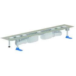 DALLMER Duschrinne CeraLine PLAN 2 Abläufe, F 900mm, DN 50 Bauhöhe 90mm, 521910
