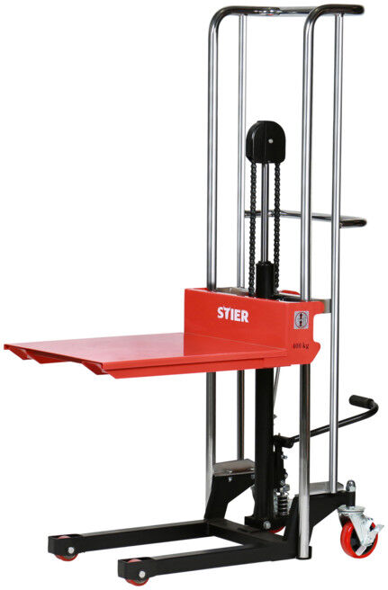 Gerbeur à plate-forme STIER, capacité de charge 400 kg (904512)