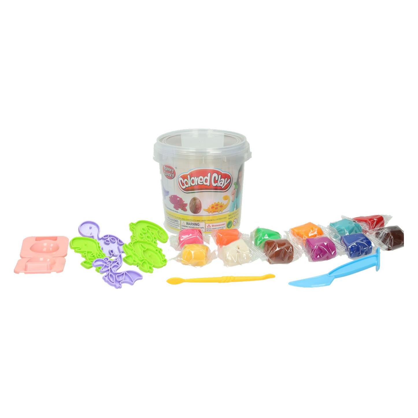 Tonset in Aufbewahrungsbox Dino Shapes (54042191)