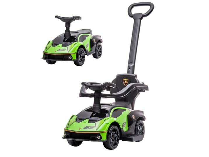 Aiyaplay Kinder-Rutschauto Kunststoff Metall Grün, 40x89.5x86.5 cm, unisex, Spielzeug, Kinderfahrzeuge