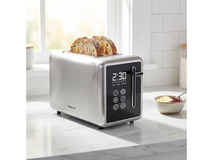 Edelstahl-Toaster, 2-Scheiben & 7 Röststufen, 850 W