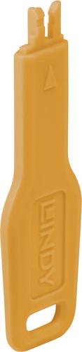 LINDY 47896 RJ45-Port-Schloss-Schlüssel Orange