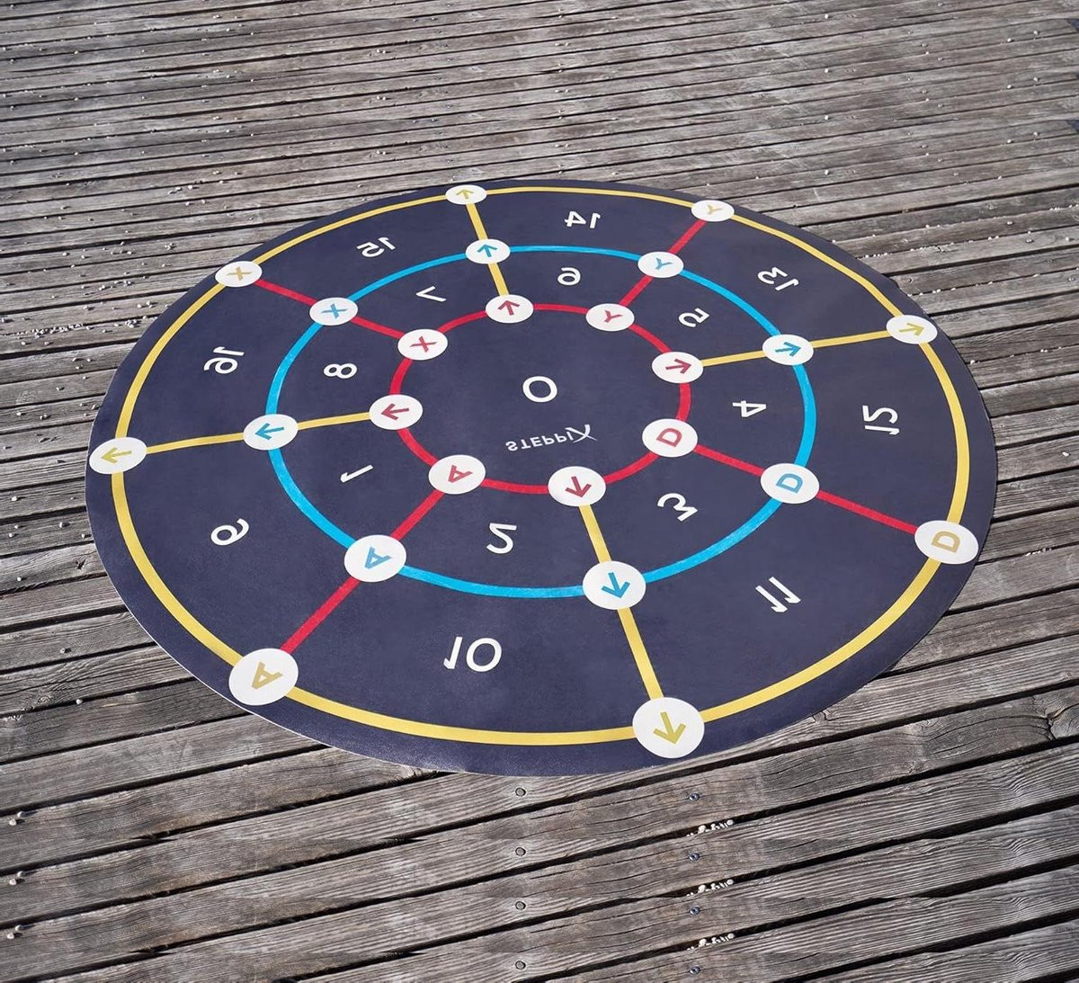 Dansmat Breakdance van leer voor volwassenen - 180 x 180 cm