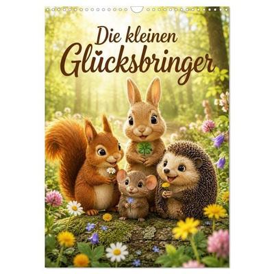 Die kleinen Glücksbringer (Wandkalender 2027 DIN A3 hoch), CALVENDO Monatskalender