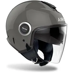 Airoh, Motorradhelm, Helyos Color Dunkelgrau Glanzhelm (L)