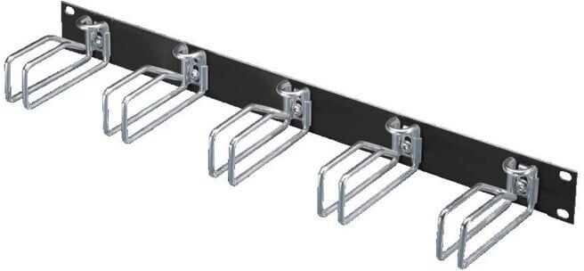 Rittal Panneau de brassage 1U RAL9005 Support 43x105mm DK 7257.005 (7257005)