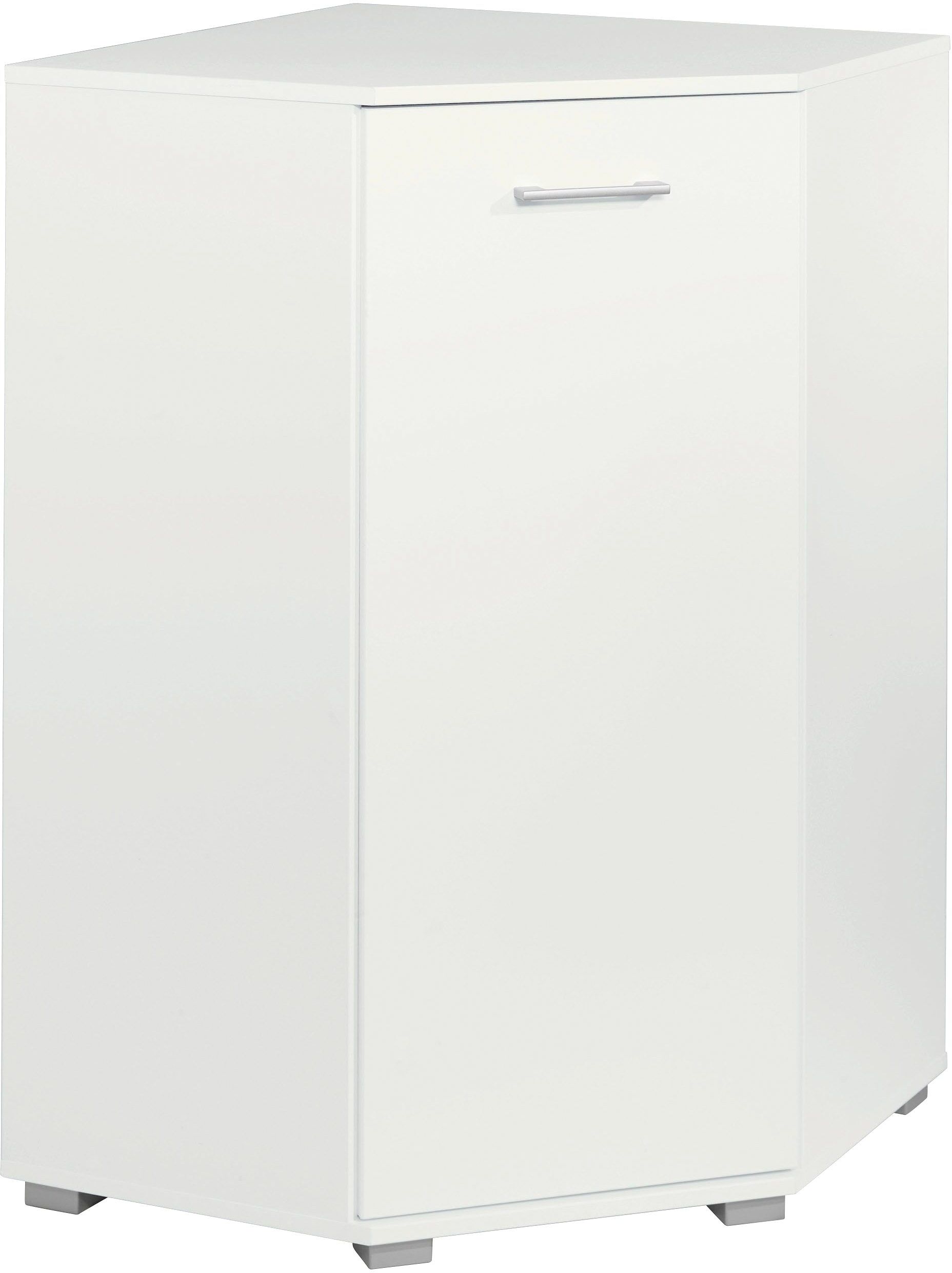 Eckkommode PRIESS, weiss (weiß), Ausführung 2, Sideboards, Eckkommode weiß Ausführung 2