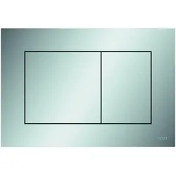 TECEnow WC-Betätigungsplatte für Zweimengentechnik, 9240402, Farbe: chrom matt