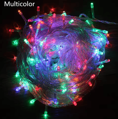 Inspire Curations Outdoor LED Christmas String Lights With EU US Plug multicolor 10m 100led Us 110v