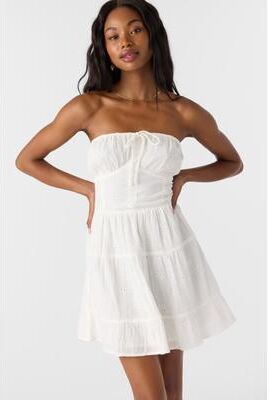 O'Neill s Naya Mini Dress in White, Size XS