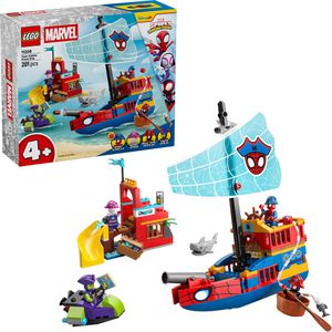 LEGO Marvel 11208 Piratenschiff von Spideys Team, ab 4 Jahre, 201 Teile