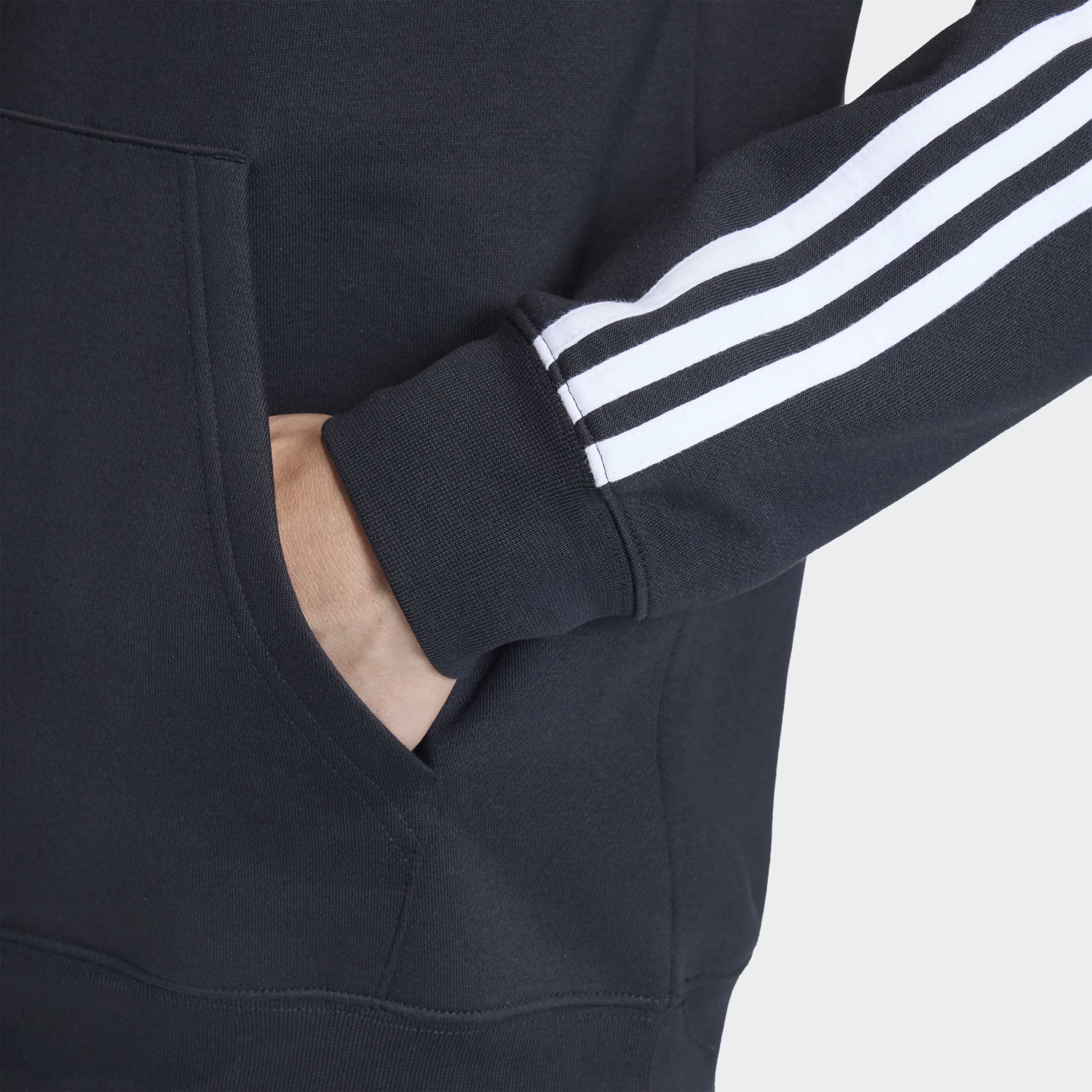 Adidas Originals "3-STREIFEN-HOODIE" schwarz L