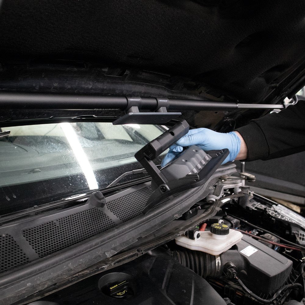 Scangrip Nova Bonnet LED werkplaatslamp met magnetische bevestiging, zwart