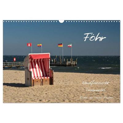 Föhr - Nordfriesische Trauminsel (Wandkalender 2027 DIN A3 quer), CALVENDO Monatskalender