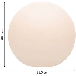 8 seasons design LED-Kugelleuchte Shining Globe Ø 40 cm (RGB)