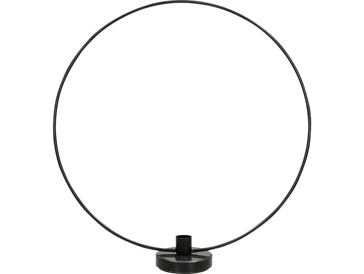 Kerzenständer Urban schwarz Metall H 40 cm - Kerzenständer