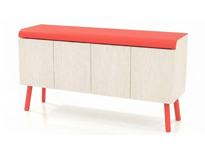 Xlmoebel Sideboard Sideboard Beige Holz Kommode Moderne Aufbewahrung (1-tlg)