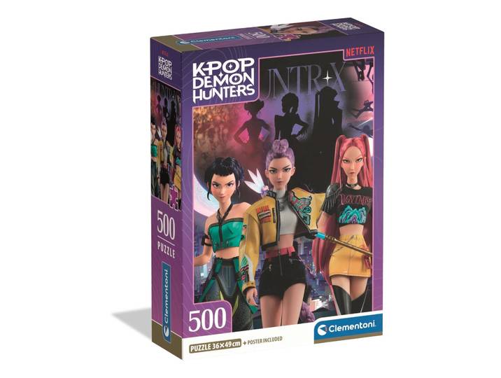 Puzzle 500 pièces K-Pop Demon Hunters CLEMENTONI