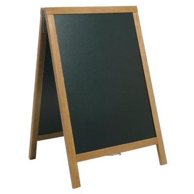 Gastronoble Securit Straßentafel - Teakholz - langlebig