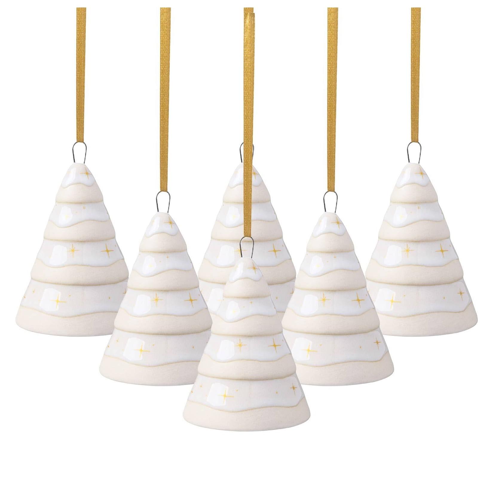 like. by Villeroy & Boch Ornamente Tannenbaum Winter Glow 6er Set