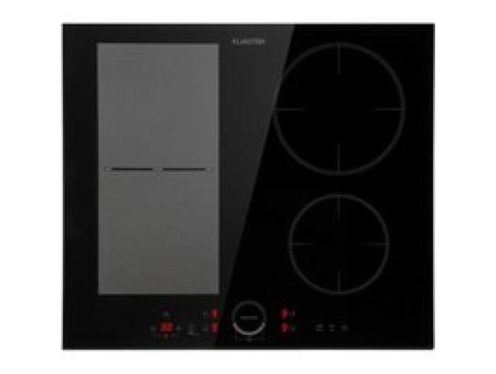 Klarstein Delicatessa 60 Hybrid Plaque de cuisson à induction Autark 4 Zones 7000W Vitroceramic