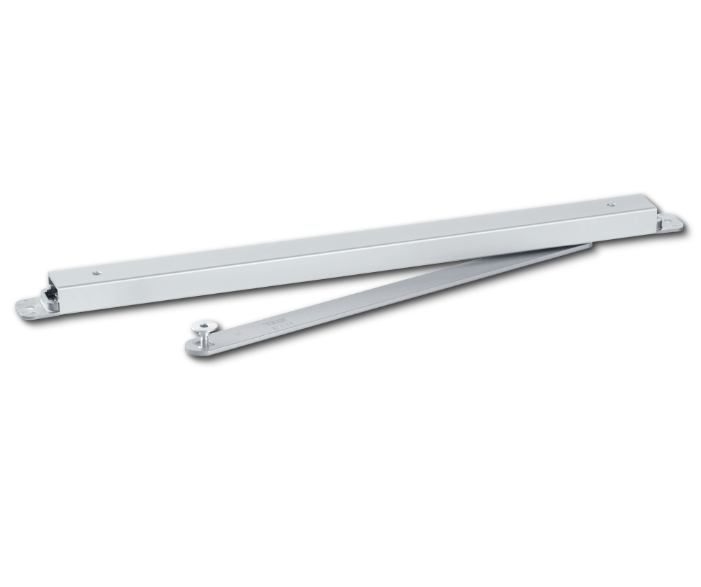 Gleitschiene GEZE für Boxer, mit mechanischer Feststellung, Aluminium 112161