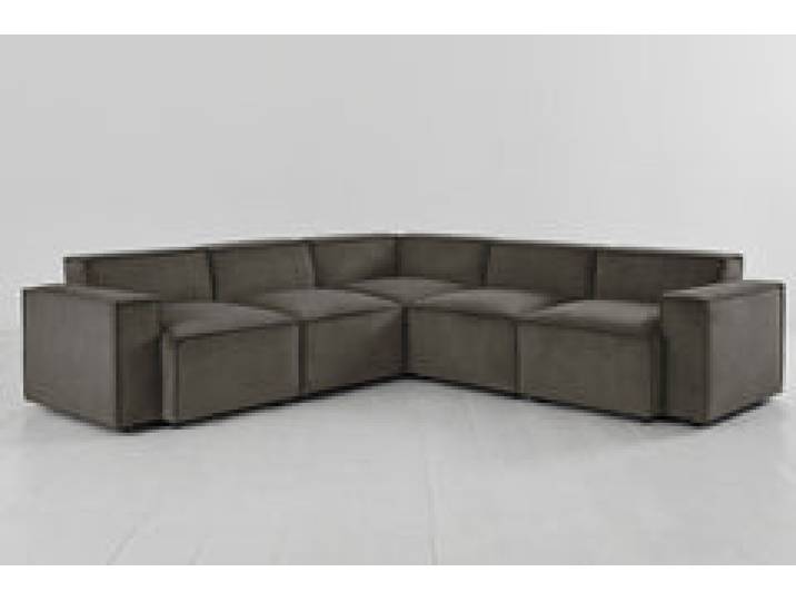 Ecksofa Model 03, Nerzgrau