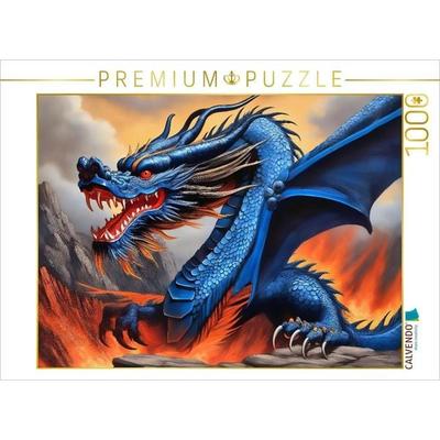 CALVENDO Puzzle Asiatischer Drache | 1000 Teile Lege-Größe 64x48cm Foto-Puzzle für glückliche Stunden