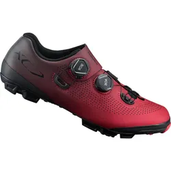 Shimano XC7 Gravel- und MTB-Schuh SPD, Boa-Verschluss, Größe 45, rot