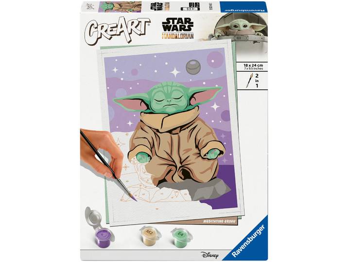 Star Wars CreArt - Malen nach Zahlen - Grogu 12+ Jahre
