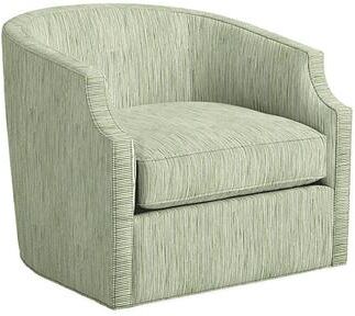 Skylar Swivel Glider - Stocked - Biff Leaf InsideOut - Ballard Designs