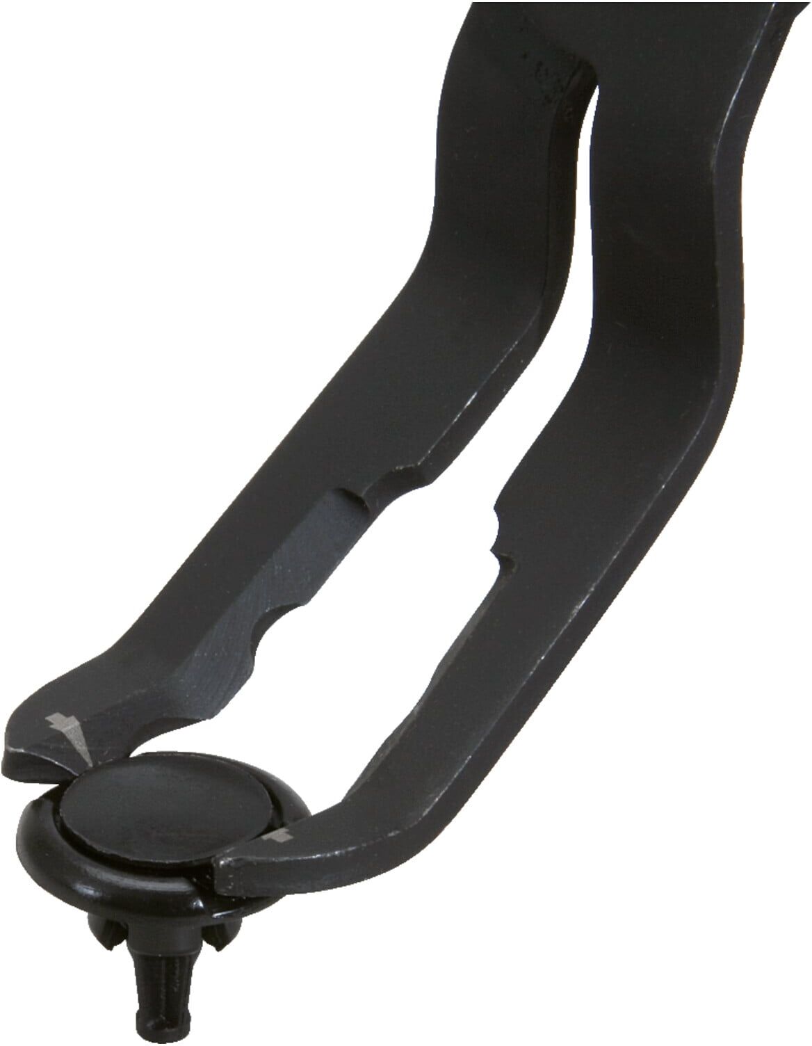 KS Tools Trim-Clip-Zange, Zangenende 35°, 190mm (115.1087)