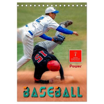 Baseball Power (Tischkalender 2027 DIN A5 hoch), CALVENDO Monatskalender