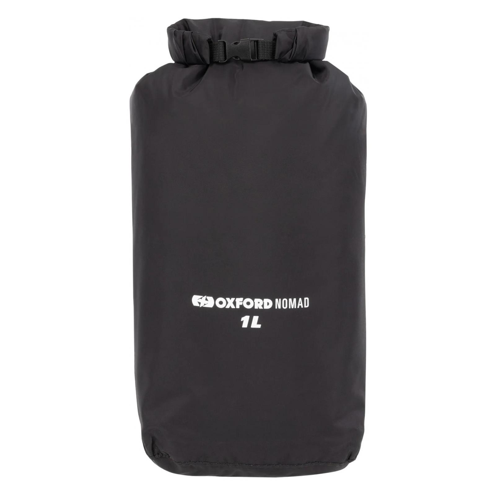 Oxford Nomad Dry Bag wasserdichte Aufbewahrungseinlagen für Nomad Gepäckserie, Schwarz, Schwarz, 1l (1 l) (OL589)