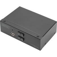 KVM Switch DisplayPort 2x1, KVM-Switch schwarz