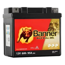 Banner BGTZ7-S Bike Bull GEL 50621 6Ah Motorradbatterie YTZ7S (DIN 50412)