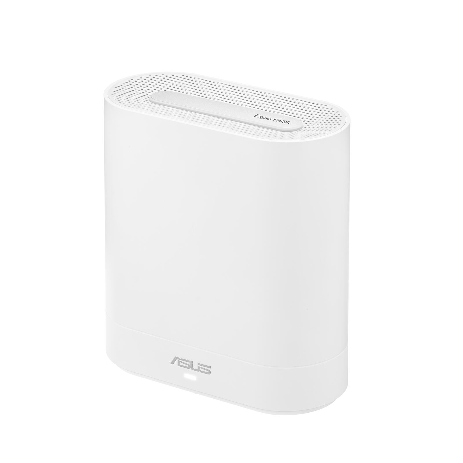 ASUS EBM68 Expert Wifi Tri-Band WiFi 6 Mesh System 1er Pack (geeignet für alle Unternehmen, bis zu 5 SSIDs, benutzerdefiniertes Gästeportal, 2,5 Gbps Port) 90IG07V0-MO3A60