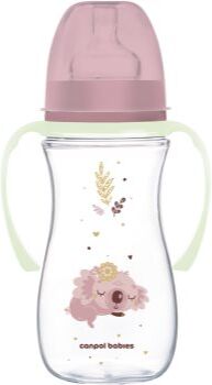 Canpol Babies EasyStart Sleepy Koala 300 ml biberão 12 m+ Pink 1 un.. EasyStart Sleepy Koala 300 ml