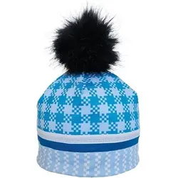 KRIMSON KLOVER Bommelmütze Illustrated Beanie, Größe OS in Blau Blau